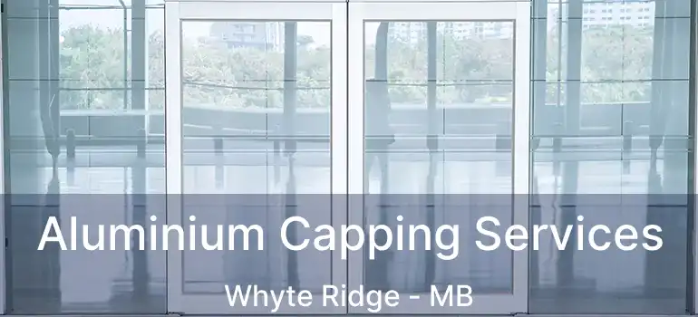  Aluminium Capping Services Whyte Ridge - MB