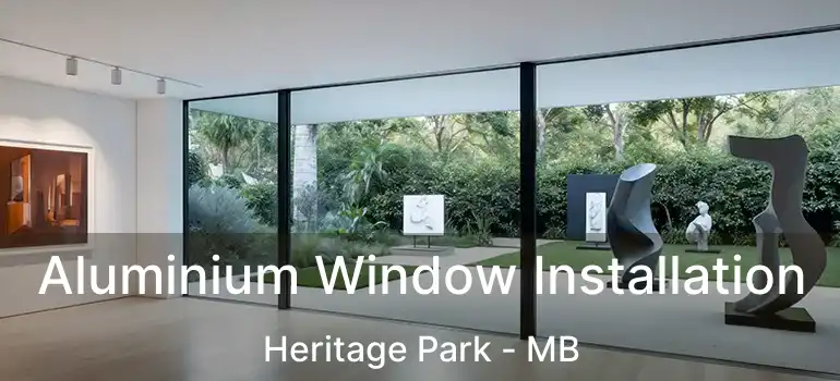  Aluminium Window Installation Heritage Park - MB