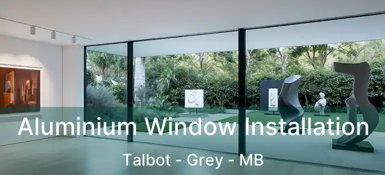  Aluminium Window Installation Talbot - Grey - MB