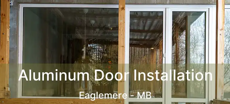  Aluminum Door Installation Eaglemere - MB