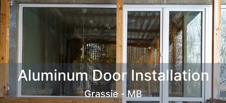  Aluminum Door Installation Grassie - MB