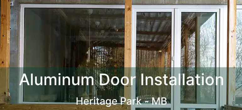  Aluminum Door Installation Heritage Park - MB
