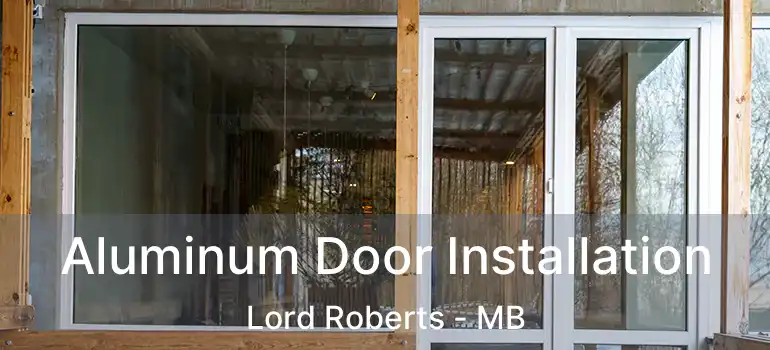  Aluminum Door Installation Lord Roberts - MB