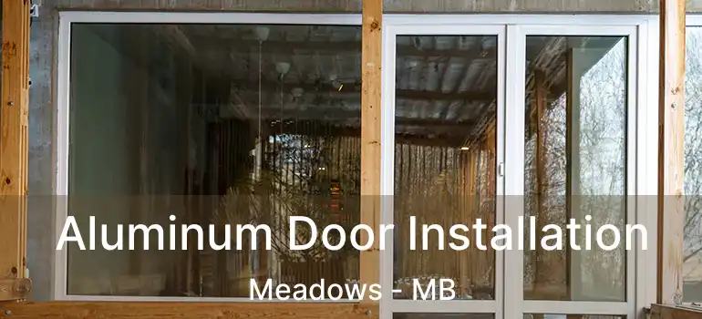  Aluminum Door Installation Meadows - MB