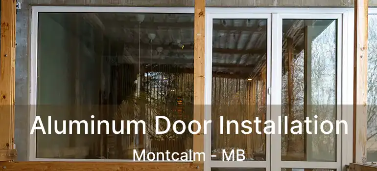  Aluminum Door Installation Montcalm - MB