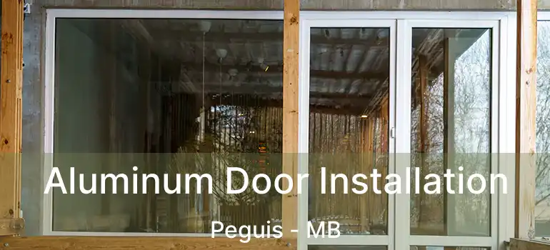  Aluminum Door Installation Peguis - MB