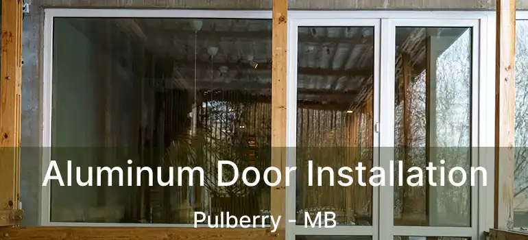  Aluminum Door Installation Pulberry - MB