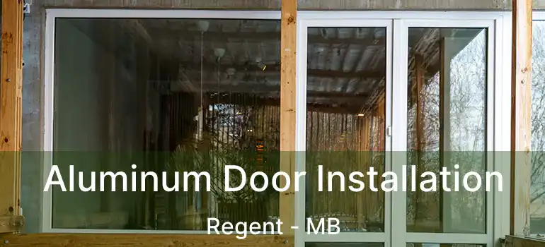  Aluminum Door Installation Regent - MB