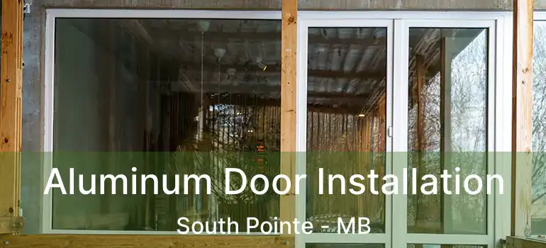  Aluminum Door Installation South Pointe - MB