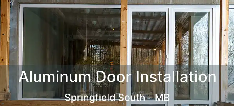  Aluminum Door Installation Springfield South - MB