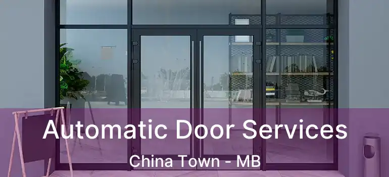  Automatic Door Services China Town - MB