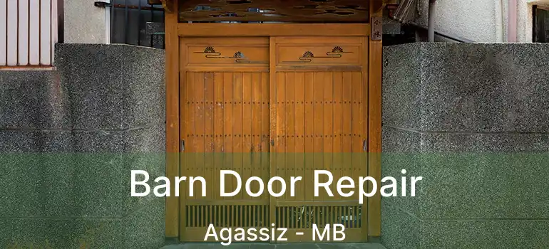  Barn Door Repair Agassiz - MB
