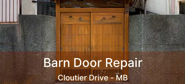  Barn Door Repair Cloutier Drive - MB