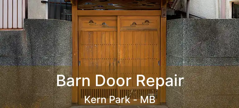  Barn Door Repair Kern Park - MB
