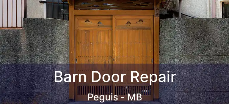  Barn Door Repair Peguis - MB
