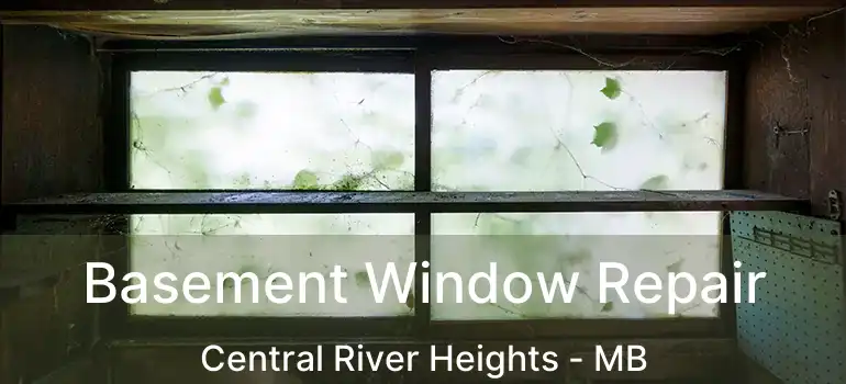  Basement Window Repair Central River Heights - MB