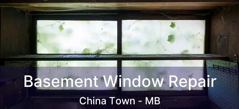  Basement Window Repair China Town - MB