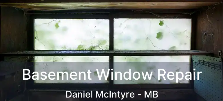  Basement Window Repair Daniel McIntyre - MB