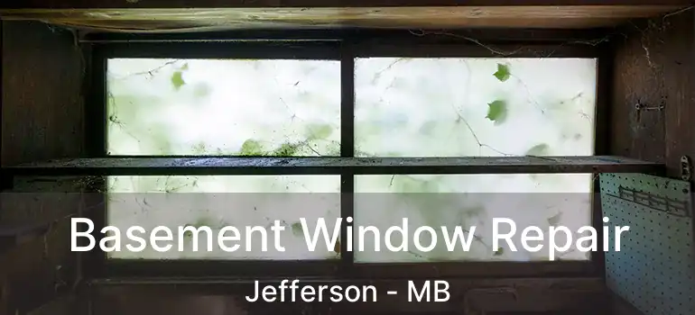  Basement Window Repair Jefferson - MB