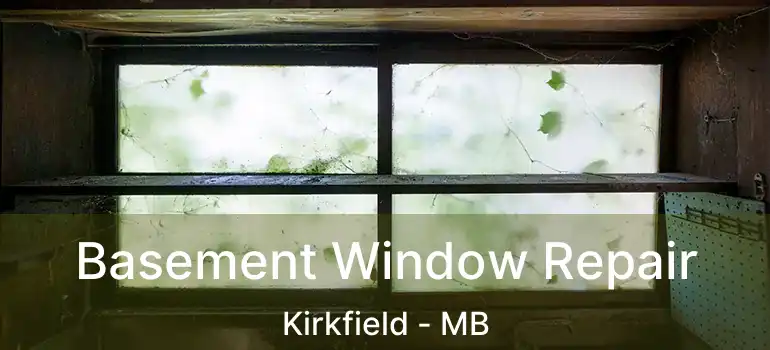  Basement Window Repair Kirkfield - MB