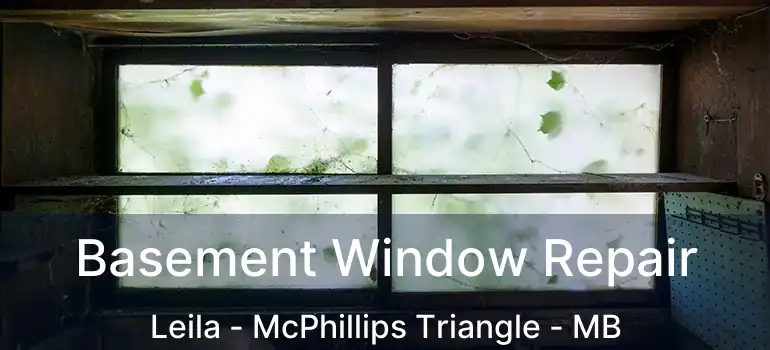  Basement Window Repair Leila - McPhillips Triangle - MB