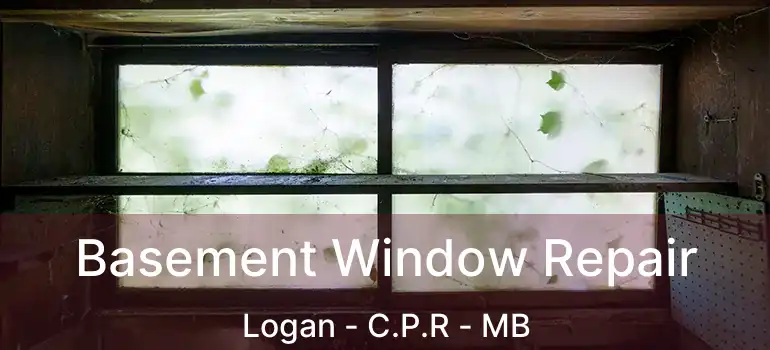  Basement Window Repair Logan - C.P.R - MB