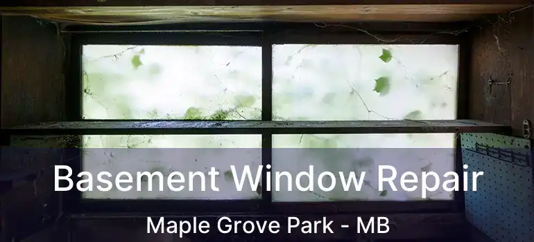  Basement Window Repair Maple Grove Park - MB