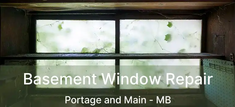  Basement Window Repair Portage and Main - MB