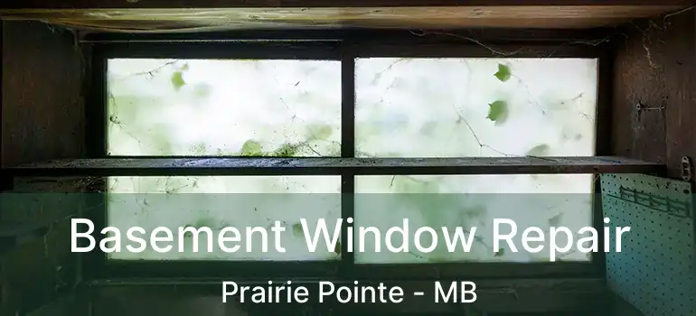  Basement Window Repair Prairie Pointe - MB