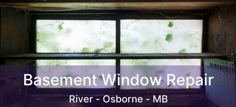  Basement Window Repair River - Osborne - MB