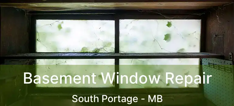  Basement Window Repair South Portage - MB