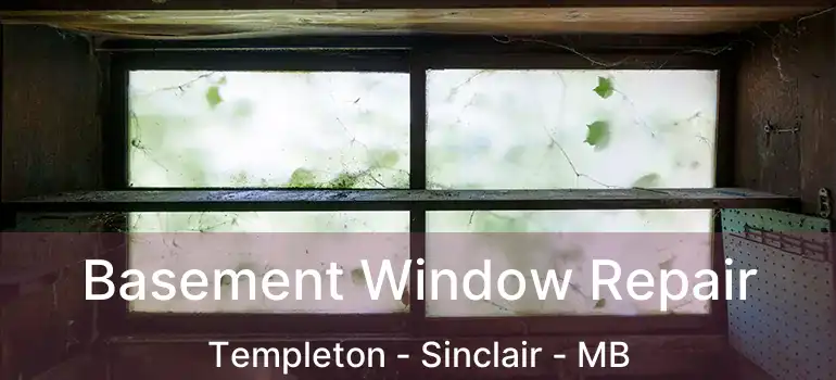  Basement Window Repair Templeton - Sinclair - MB