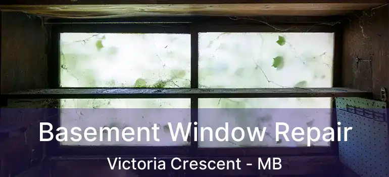  Basement Window Repair Victoria Crescent - MB