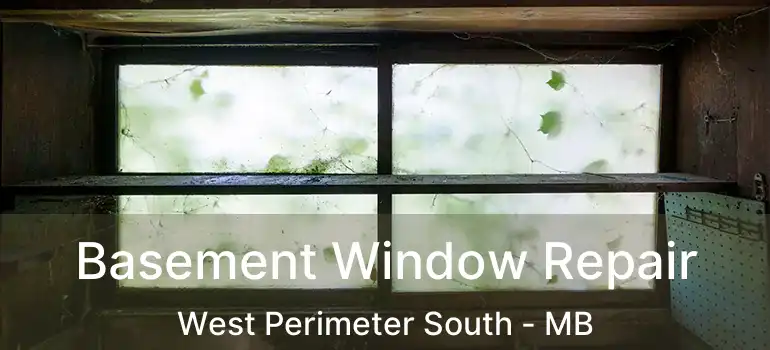  Basement Window Repair West Perimeter South - MB