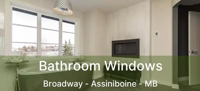  Bathroom Windows Broadway - Assiniboine - MB