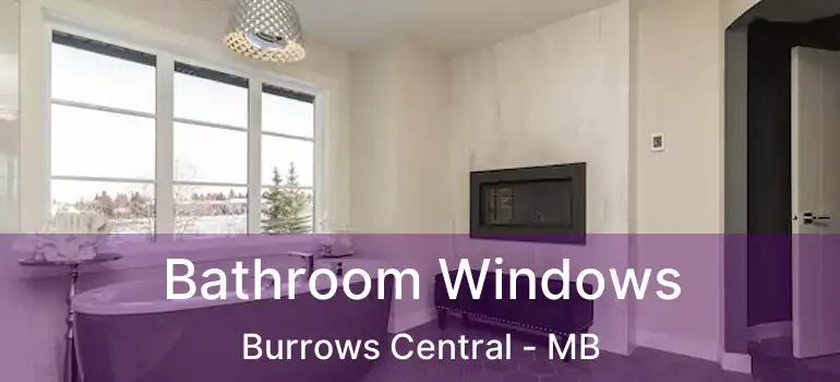 Bathroom Windows Burrows Central - MB