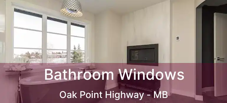  Bathroom Windows Oak Point Highway - MB
