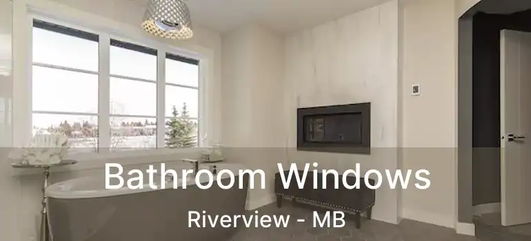  Bathroom Windows Riverview - MB