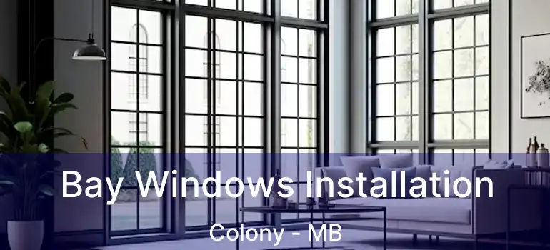  Bay Windows Installation Colony - MB