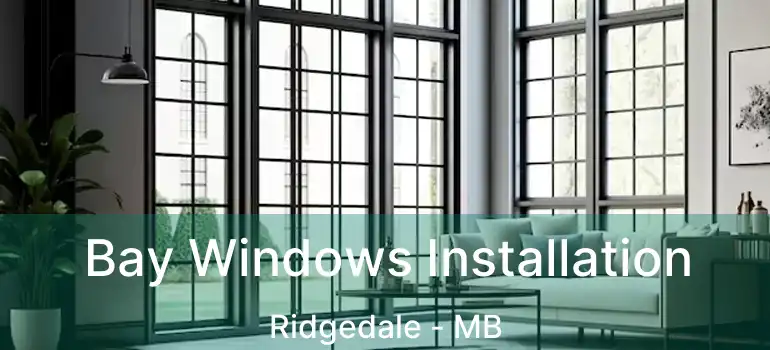  Bay Windows Installation Ridgedale - MB