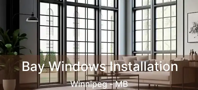  Bay Windows Installation Winnipeg - MB