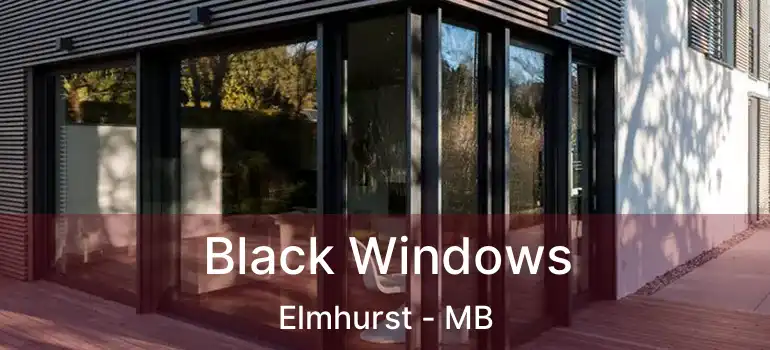  Black Windows Elmhurst - MB