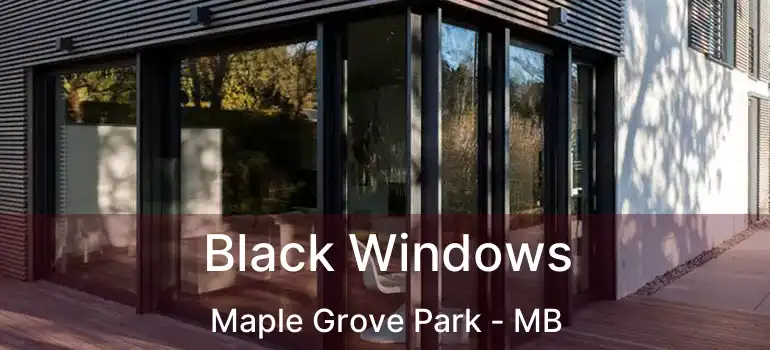  Black Windows Maple Grove Park - MB