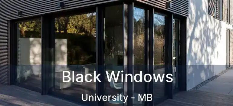  Black Windows University - MB