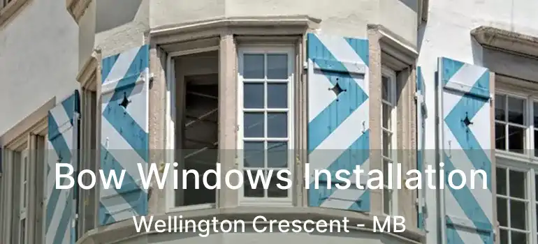  Bow Windows Installation Wellington Crescent - MB