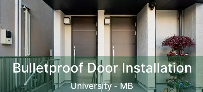  Bulletproof Door Installation University - MB