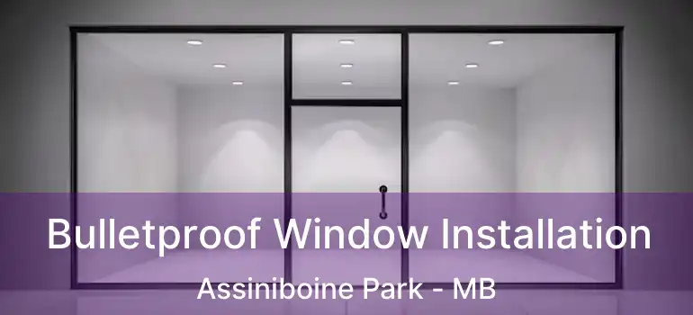  Bulletproof Window Installation Assiniboine Park - MB
