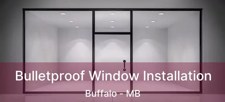  Bulletproof Window Installation Buffalo - MB