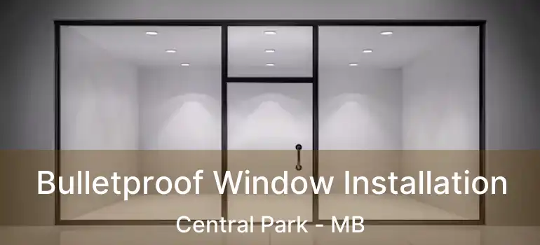 Bulletproof Window Installation Central Park - MB