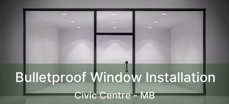  Bulletproof Window Installation Civic Centre - MB